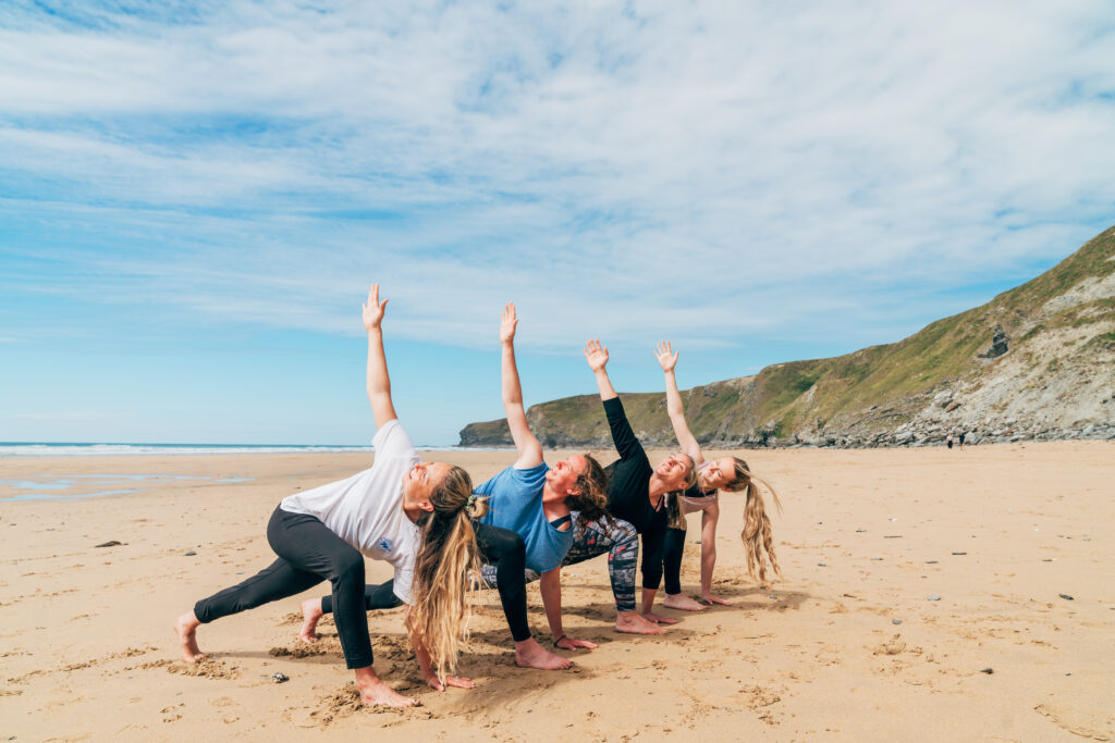Yoga at Watergate Bay