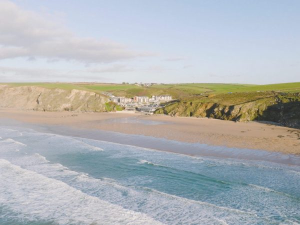Wavehunters surf coaching on Watergate Bay sand